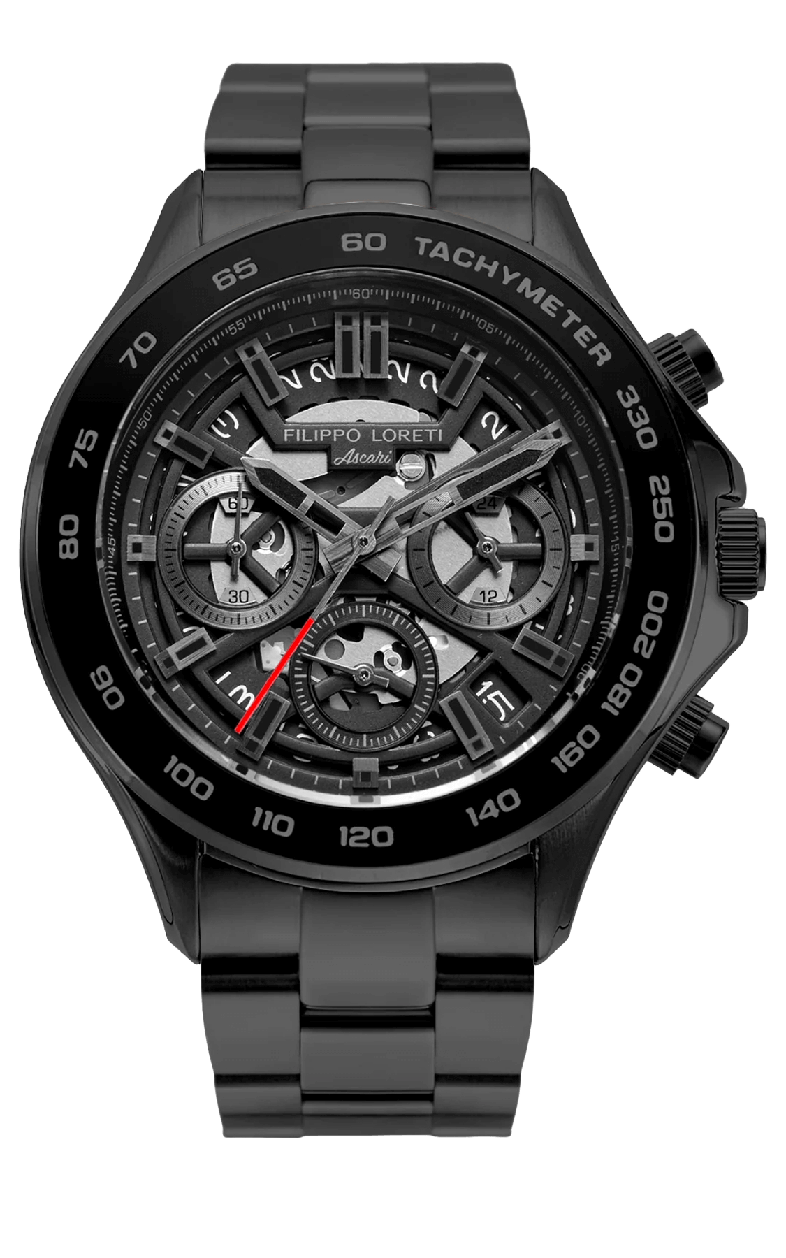 Ascari Monza Black Rose Tiger Rubber | Filippo Loreti Watch