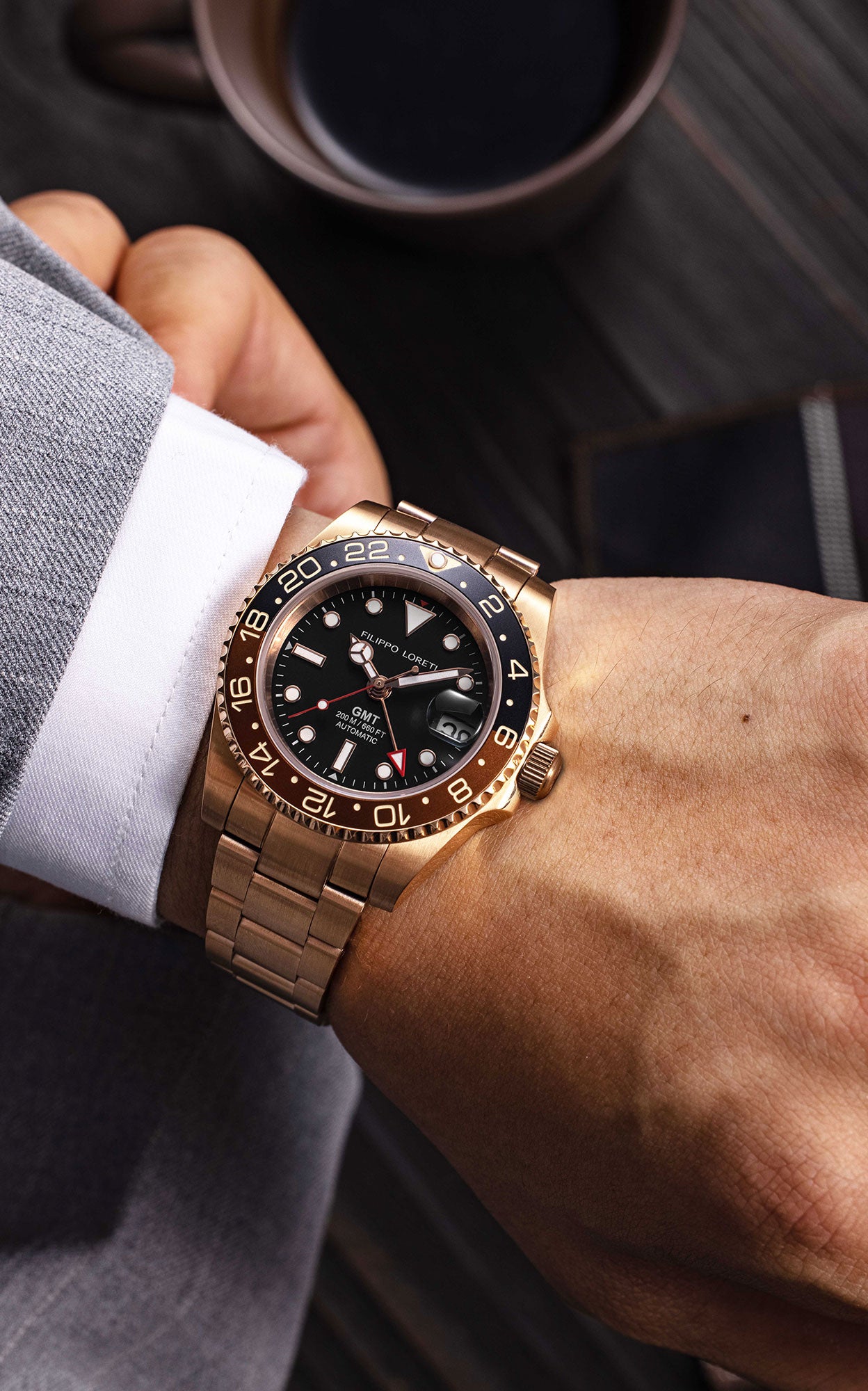 Aquadiver GMT Automatic Rose Gold