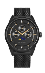 Venice Moonphase Black Gold Mesh