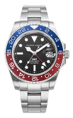 Aquadiver GMT Automatic Red & Blue