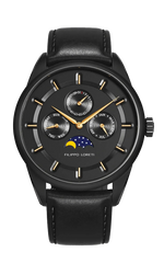 Venice Moonphase Black Gold