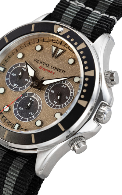Odyssey Sandy Sail Chrono Nato Strap