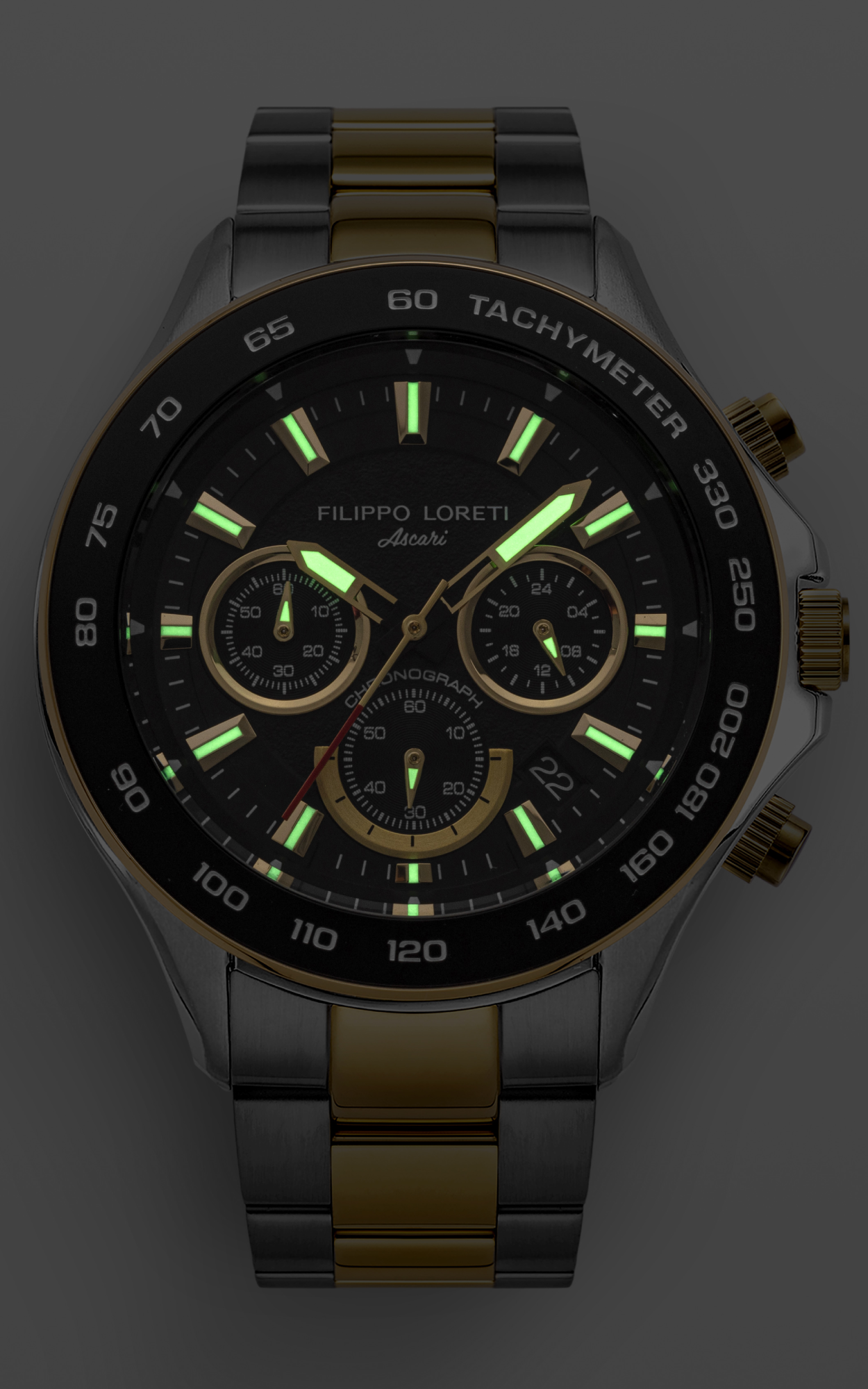 Ascari Monza Two Tone Black Gold Large Edition