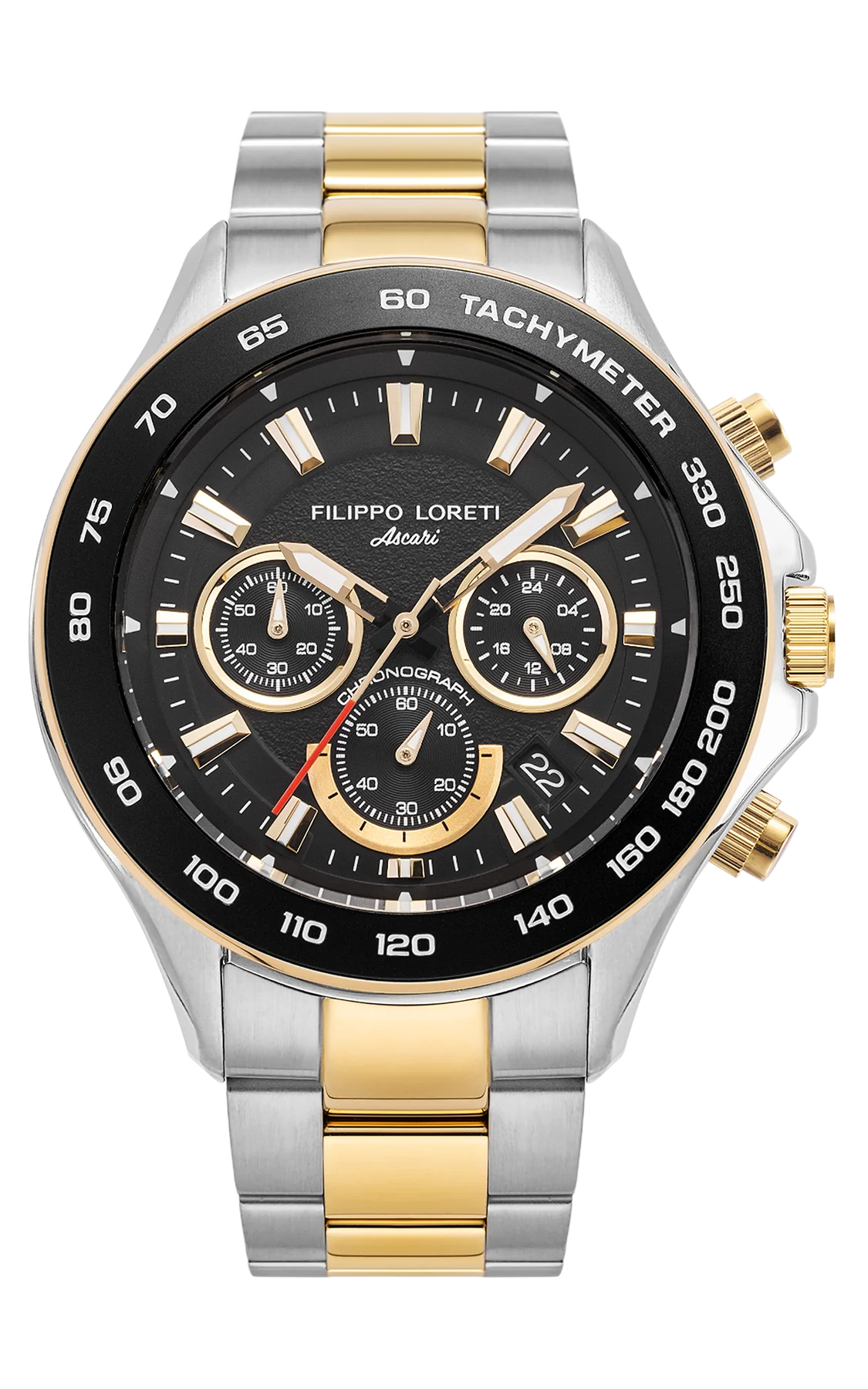 Ascari Monza Two Tone Black Gold Steel