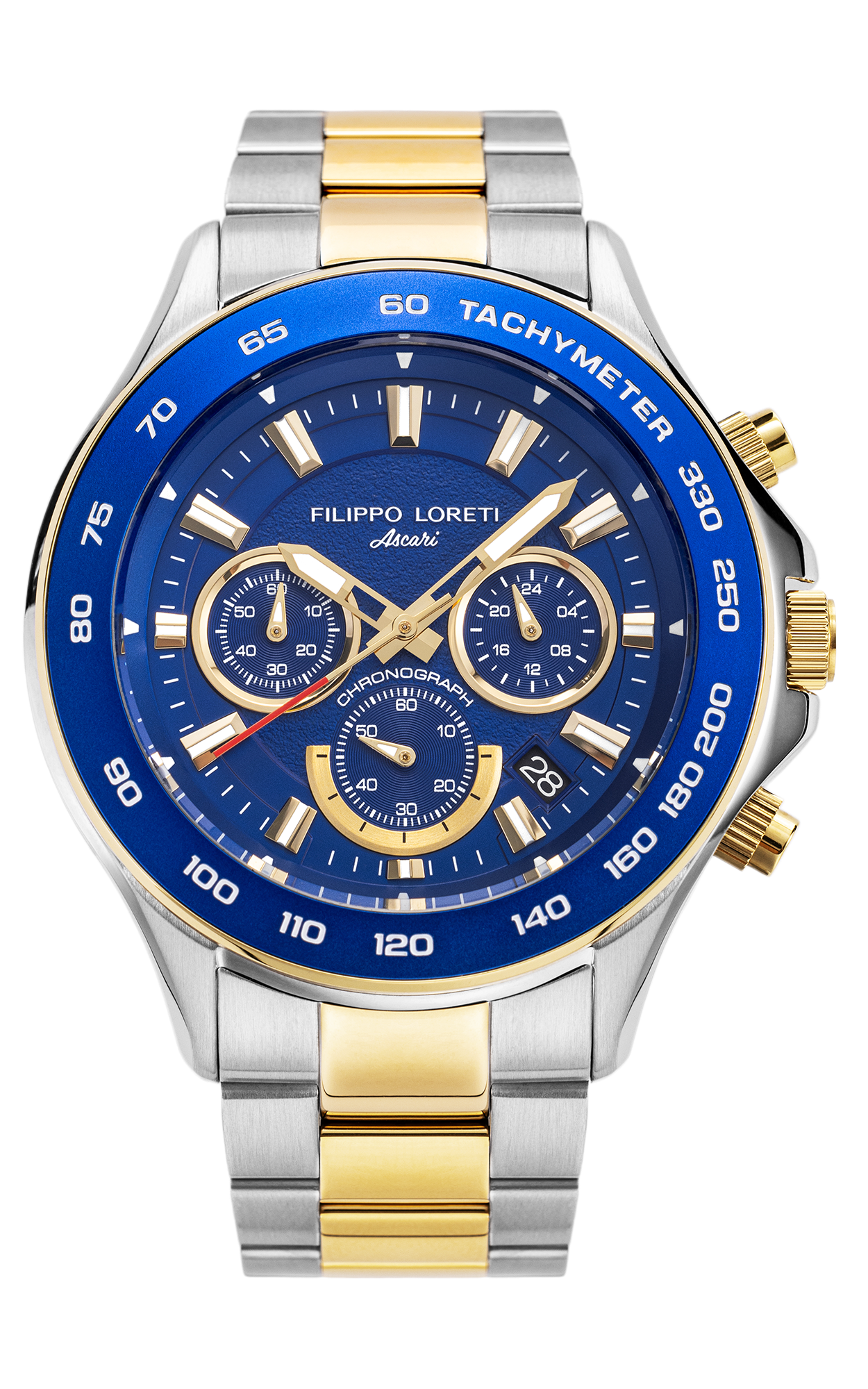 Ascari Monza 45mm Two Tone Blue Gold