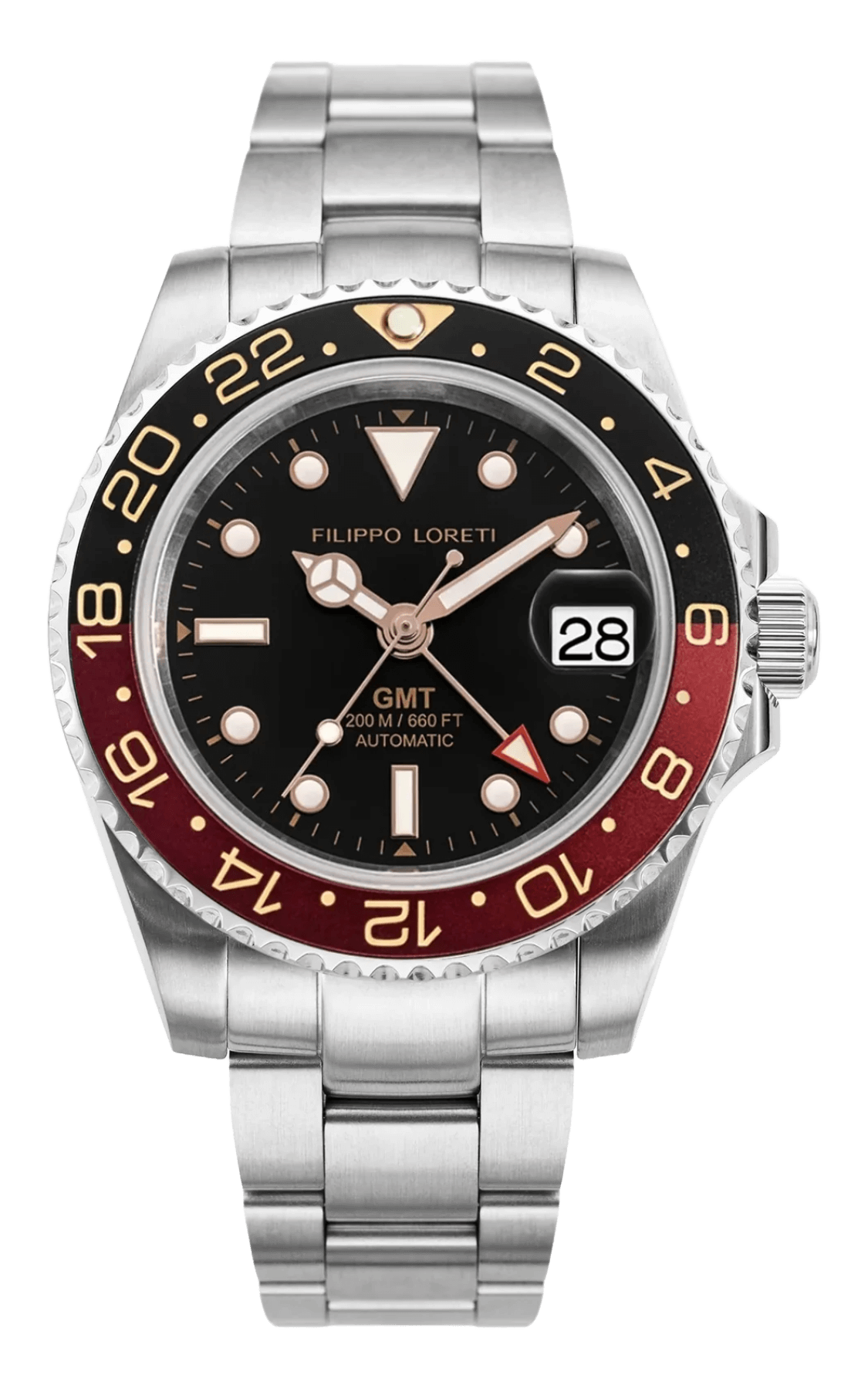 Aquadiver GMT Automatic Black & Red