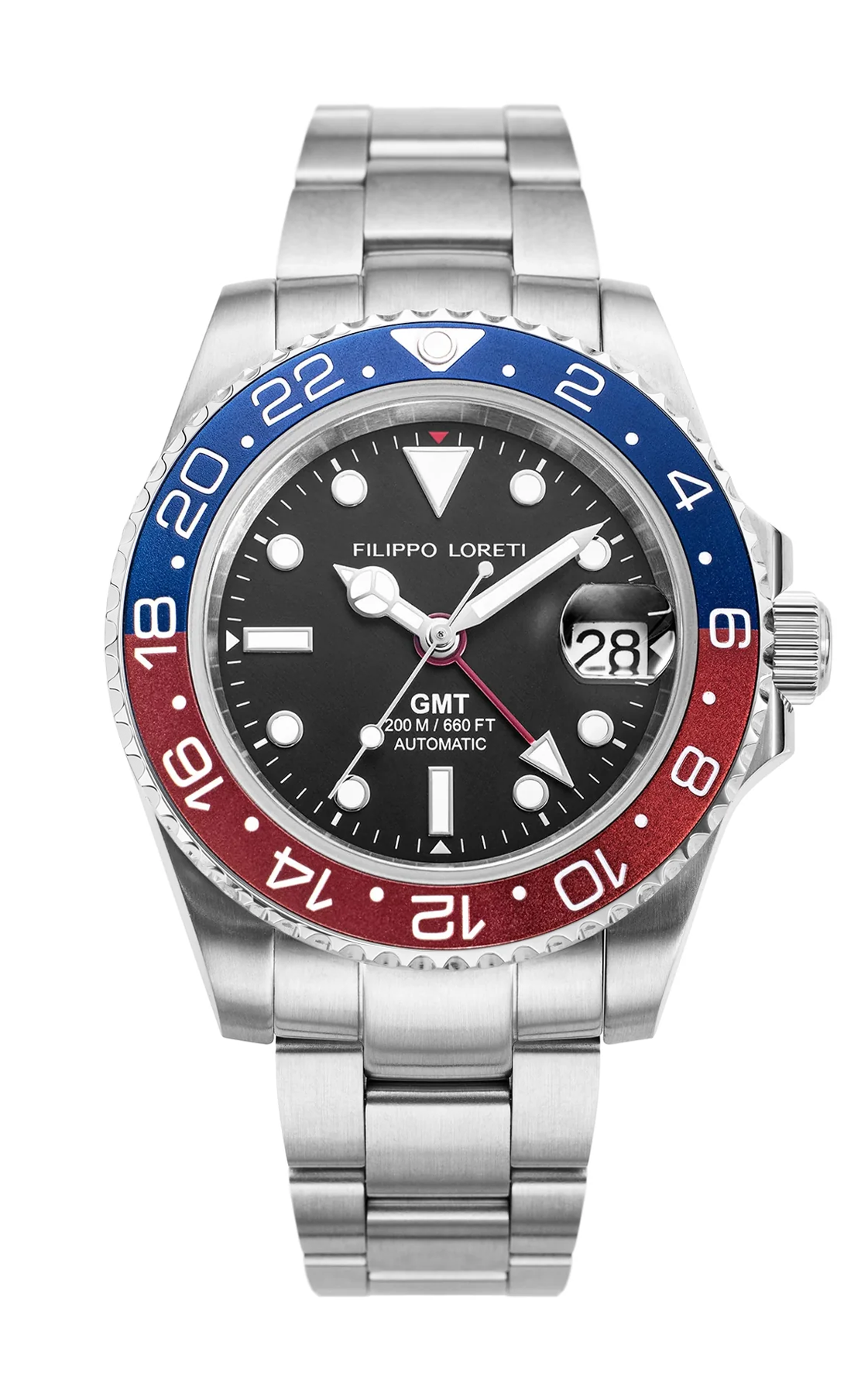 Aquadiver GMT Automatic Red & Blue