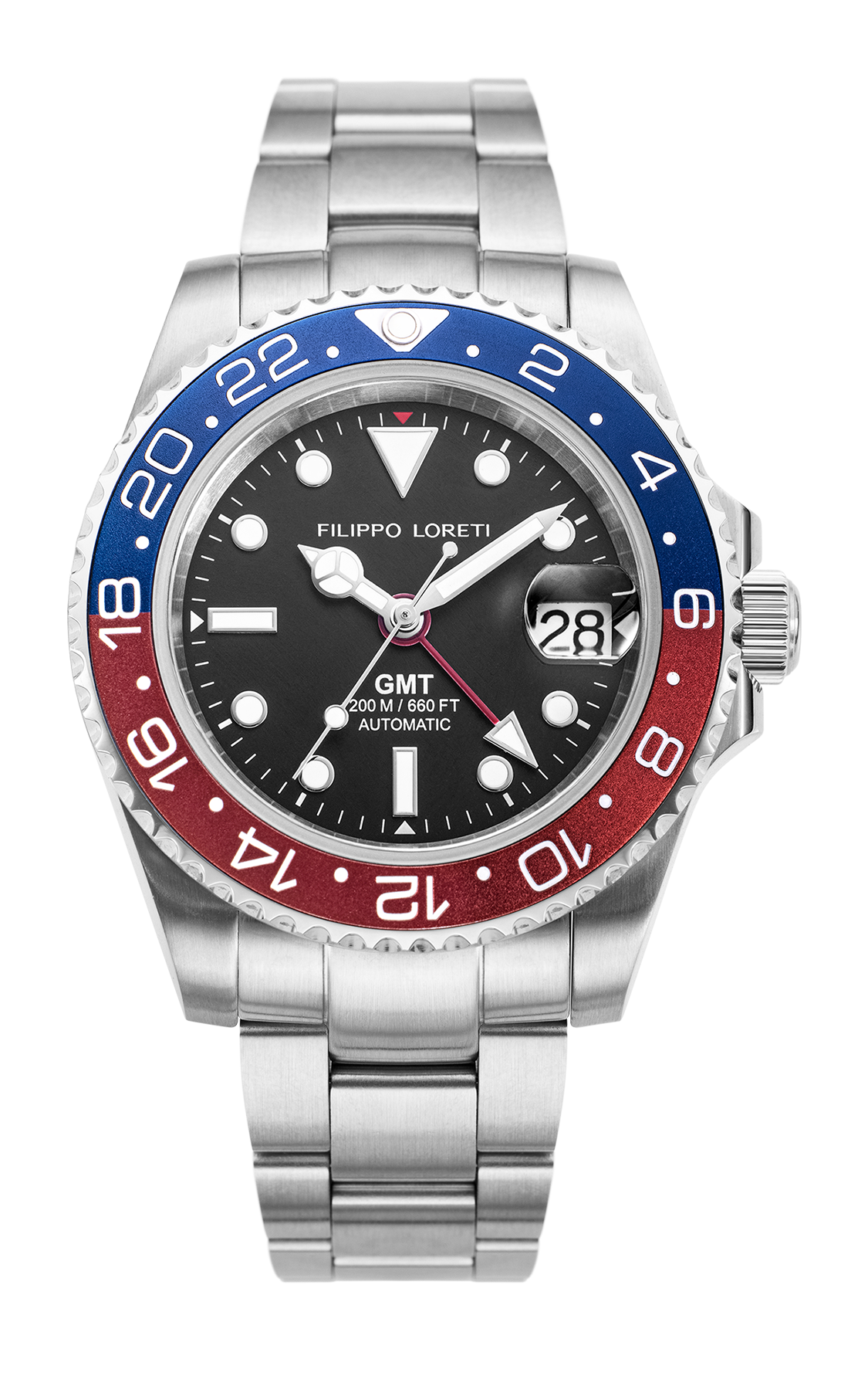 Aquadiver GMT Automatic Red & Blue