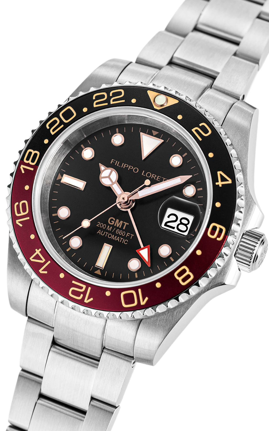 Aquadiver GMT Automatic Black & Red