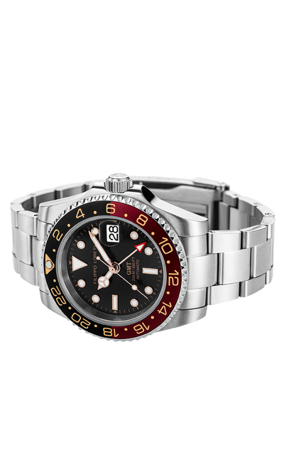 Aquadiver GMT Automatic Black & Red