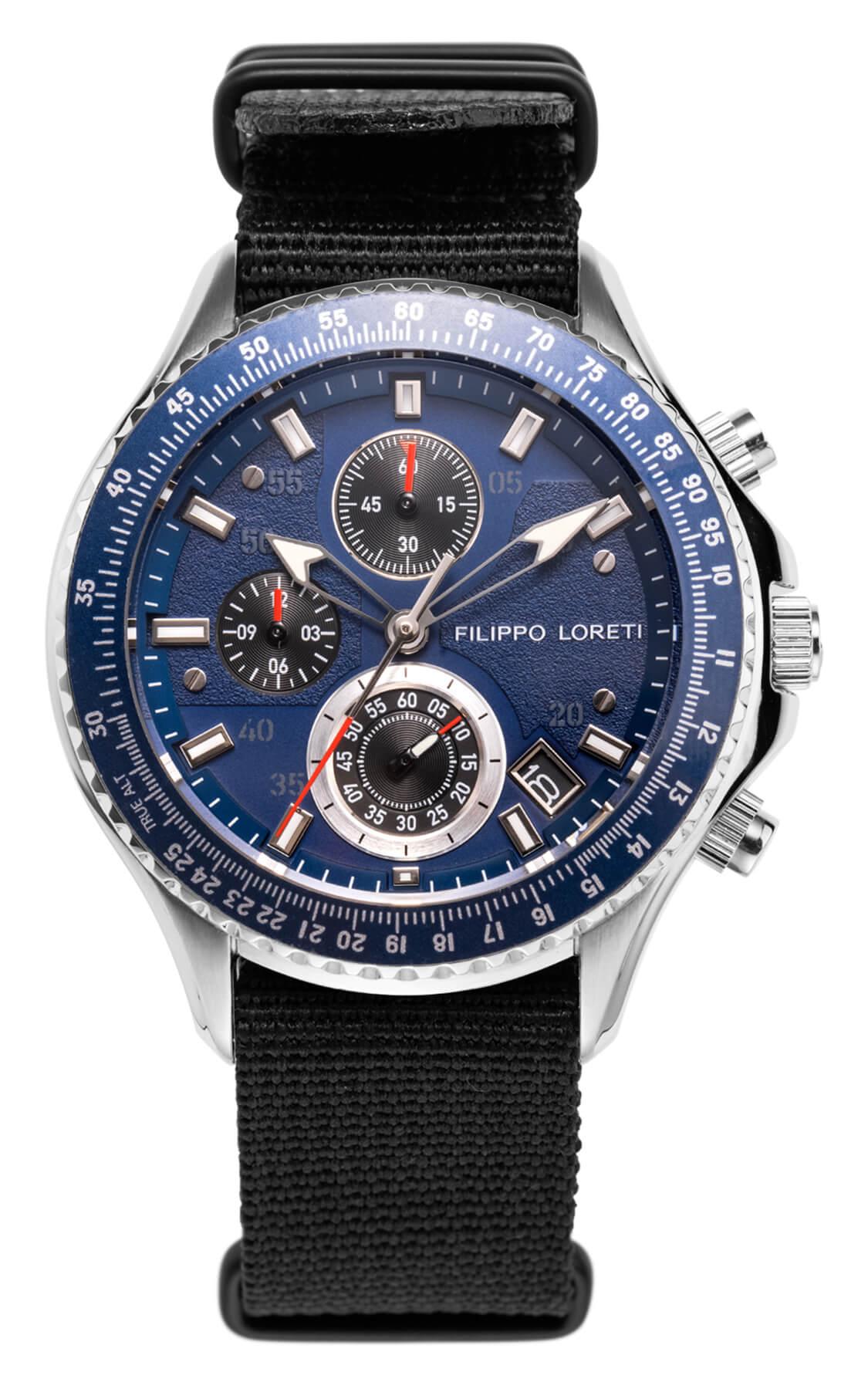 Sport Pilot Steel Blue Nato Strap - Filippo Loreti
