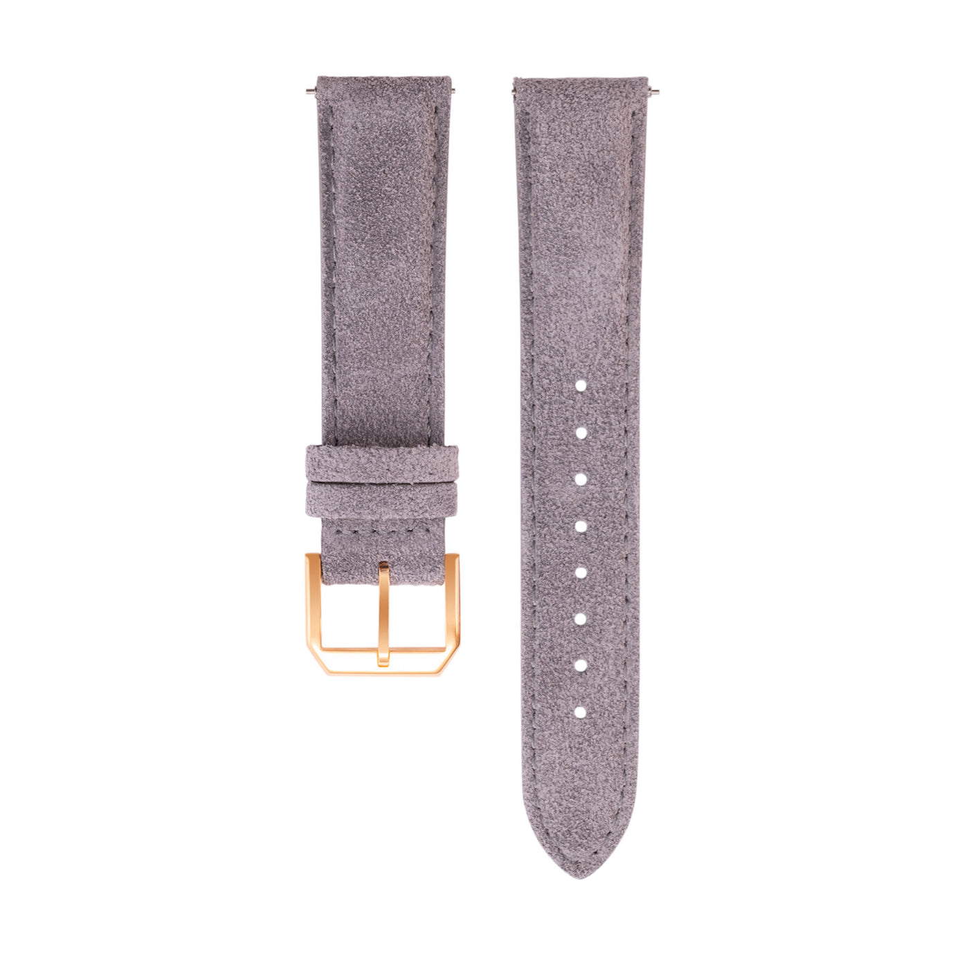 Sand Grey Suede Italian Leather Strap