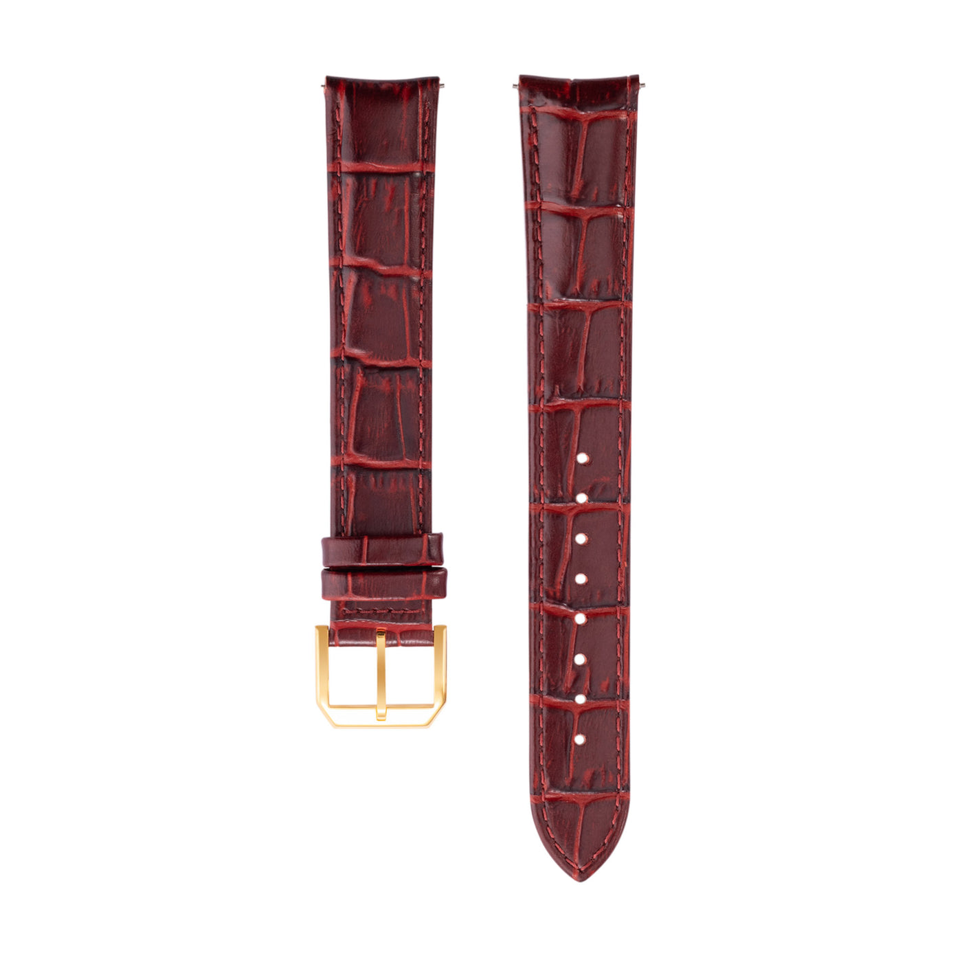 Alligator Pattern Italian Leather Strap