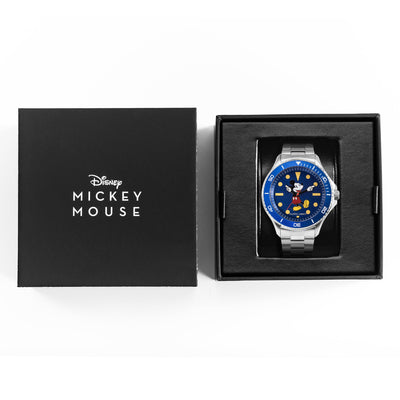 Disney Mickey Mouse Blue Stainless Steel