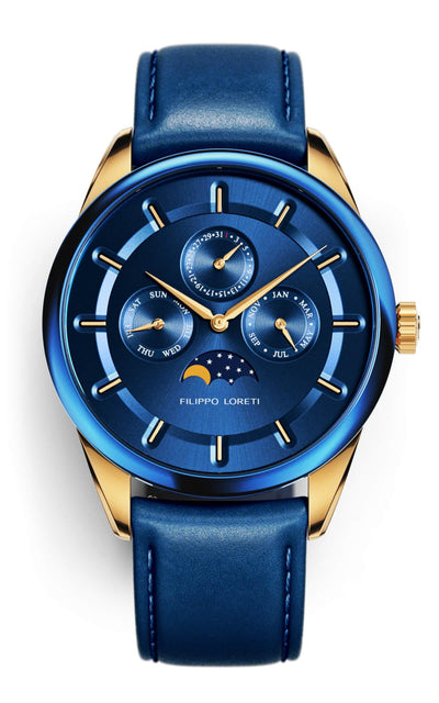 Venice Moonphase Blue Gold - Filippo Loreti