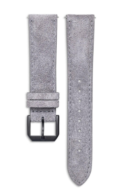 Sand Grey Suede Italian Leather Strap - Filippo Loreti