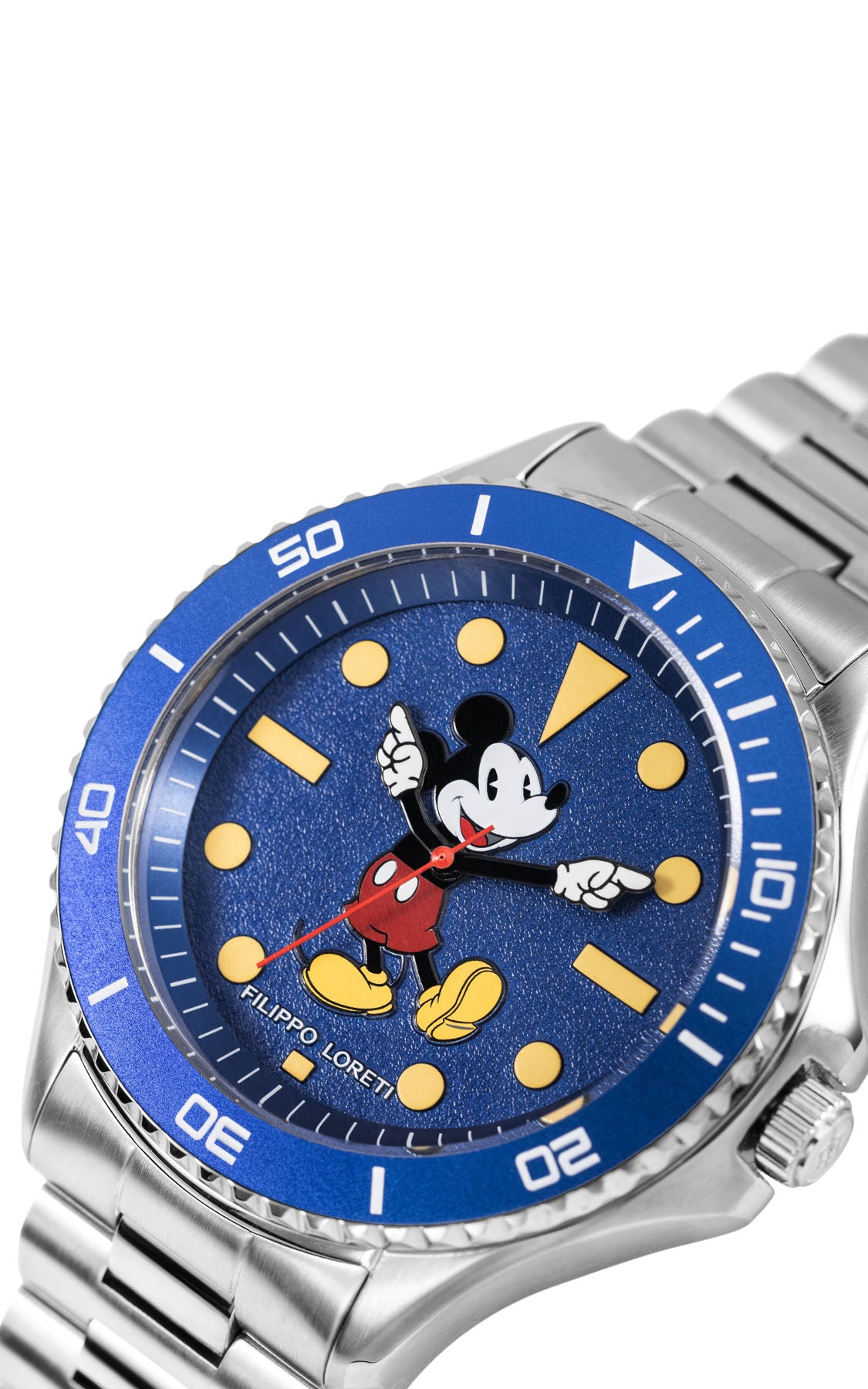 Disney Mickey Mouse Blue Stainless Steel