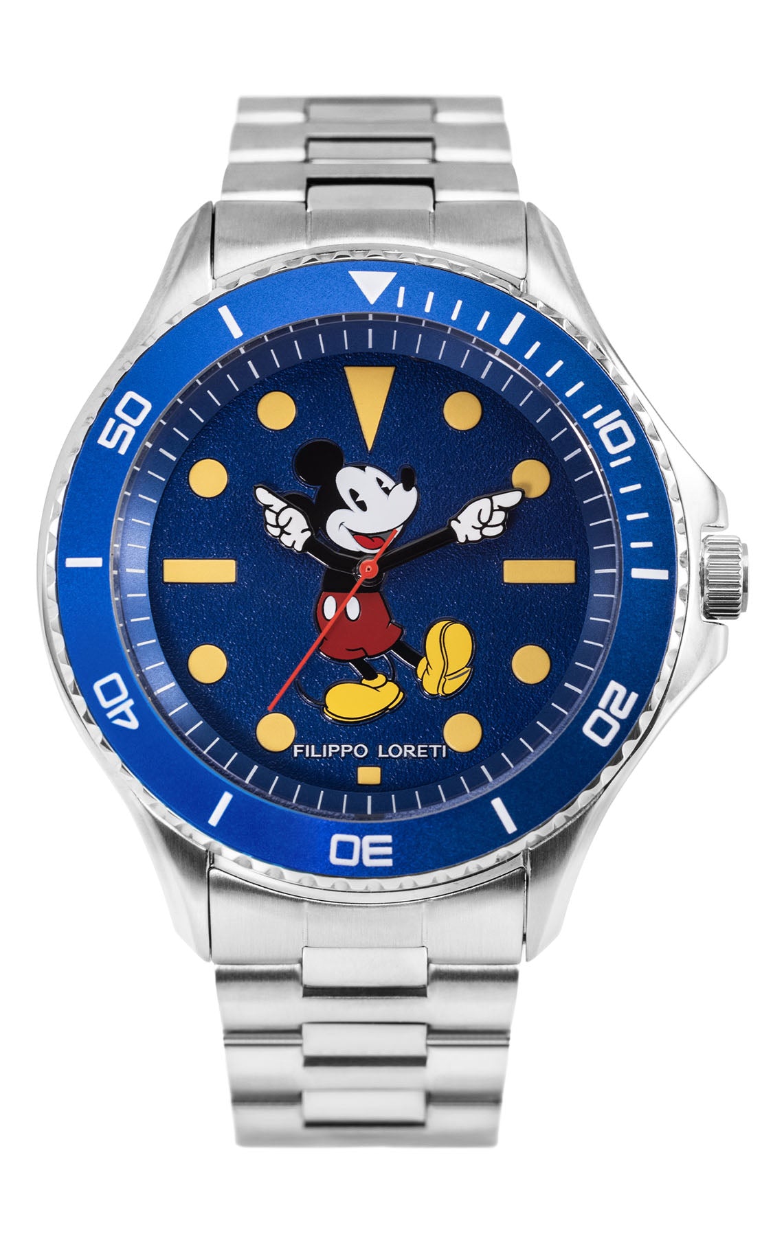 Disney Mickey Mouse Blue Stainless Steel