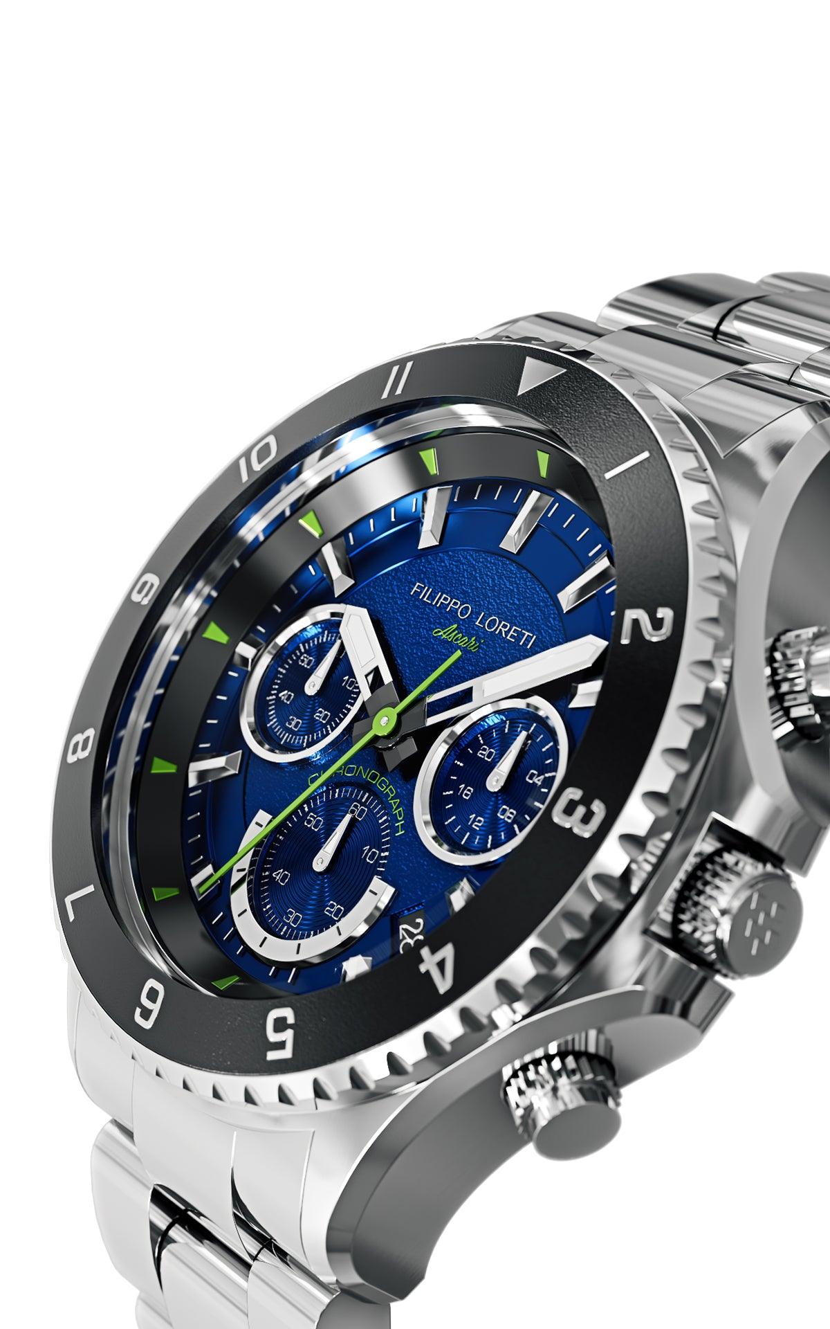 Ocean Timer Blue – Filippo Loreti Watches