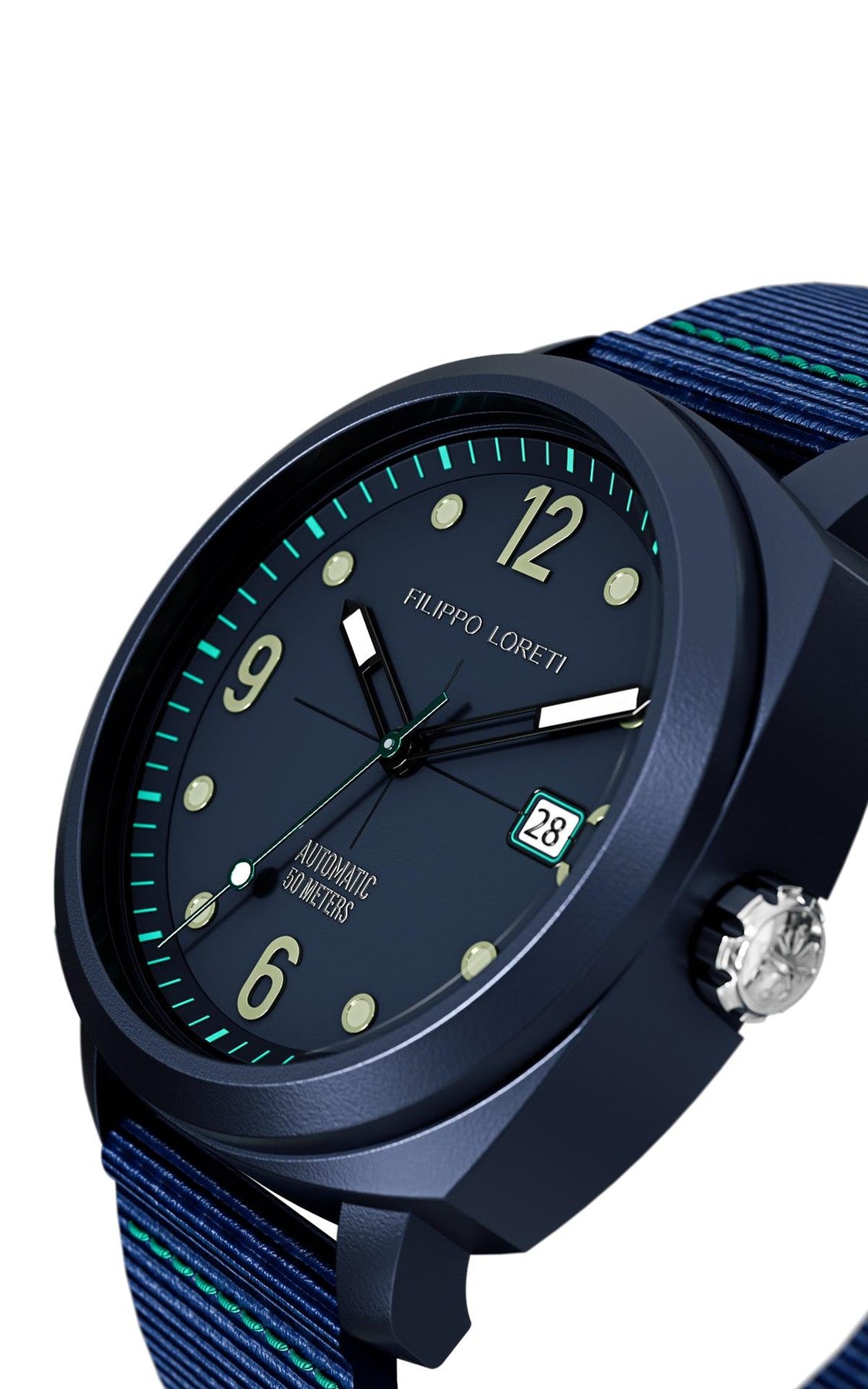 Ocean Timer Blue – Filippo Loreti Watches